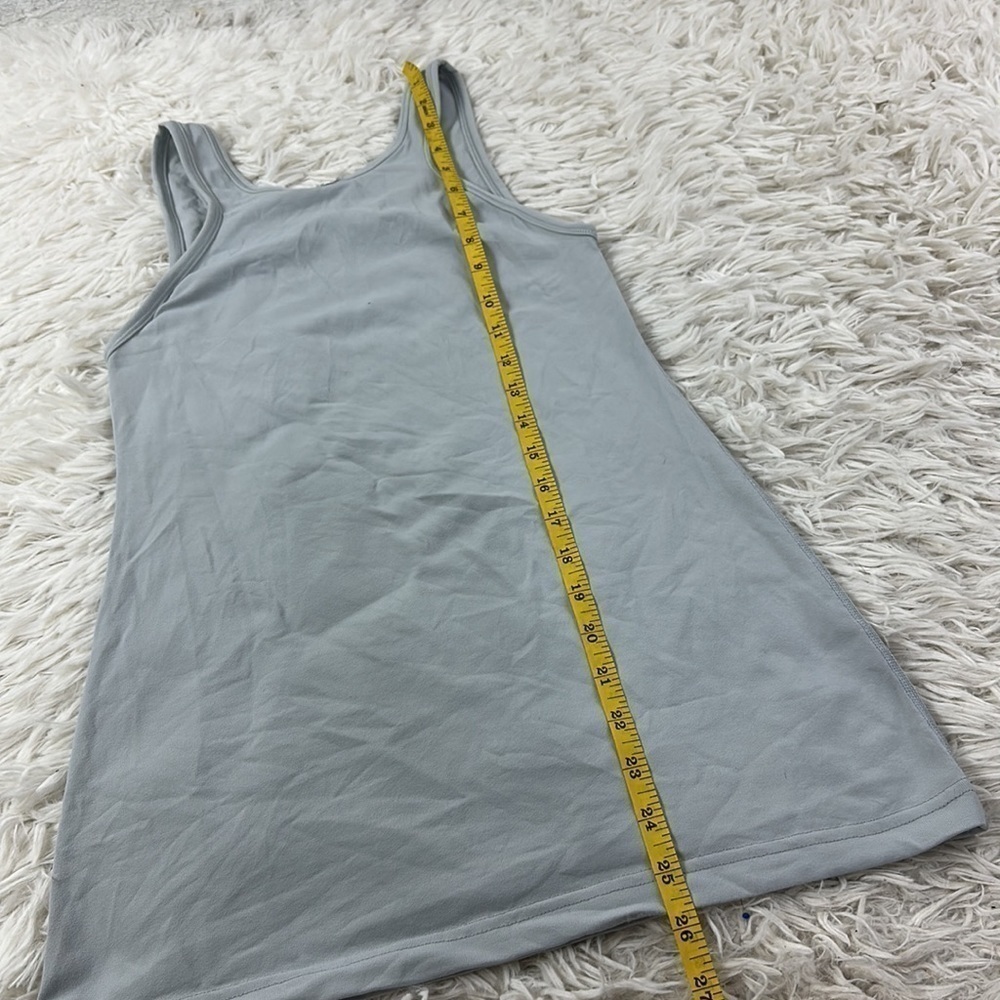 Lululemon Front Racer Tank Silver - Picture 3 of 6